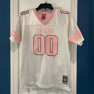 Kids Pink/White Eagles Jersey size XL